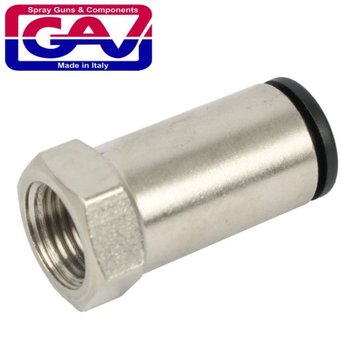 CONNECTOR 6MM X 1/8" F FOR NYLON TUBING