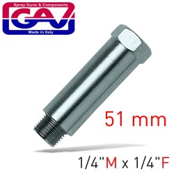 EXTENSION 1/4"X1/4"M/F 51MM