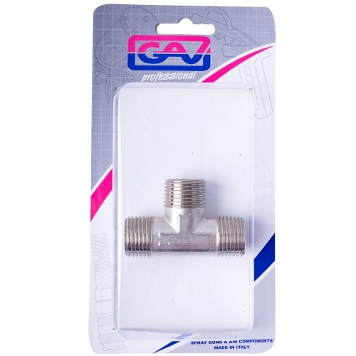 T CONNECTOR 1/2"MMM PACKAGED