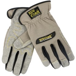 MECHANICS GLOVE MEDIUM SYNTHETIC LEATHER PALM SPANDEX BACK