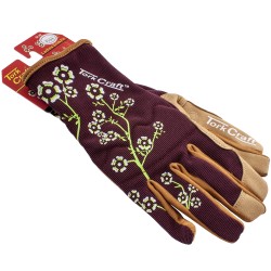 LADIES SLIM FIT X-SMALL GARDEN GLOVES MAROON