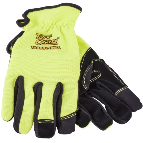 GLOVE YELLOW SMALL  WITH PU PALM MULTI PURPOSE