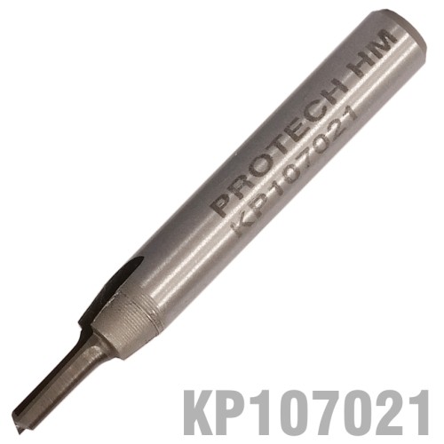 STRAIGHT BIT 1/8" (3.2MM) X 1/2" CUT SOLID CARBIDE 2 FLUTE 1/4"SHANK