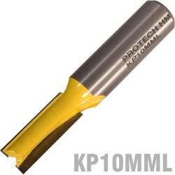STRAIGHT BIT 10MM X 25MM CUT 2 FLUTE METRIC 1/2" SHANK