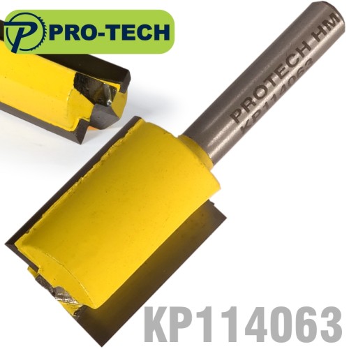 STRAIGHT BIT 3/4"(19MM) X 1"(25.4MM) CUT 2 FLUTE WITH BOTTOM CUT 1/4"