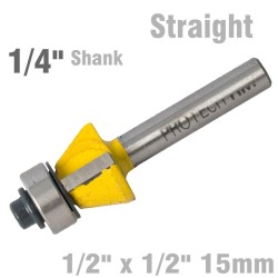 BEVEL TRIM BIT 1/2" X 1/2" 15  1/4" SHANK