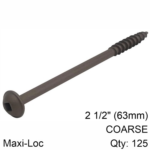 KREG HD PROTEC KOTE POCKET HOLE SCREWS 64MM 2.50" #14 COARSE THREAD MX