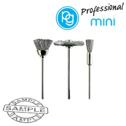 ASSORTED STEEL BRUSHES. 3PCS