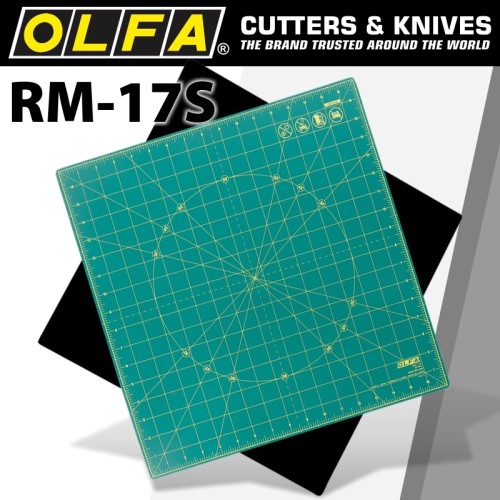 ROTATING CUTTING MAT 43CM X 43CM 17IN X 17IN