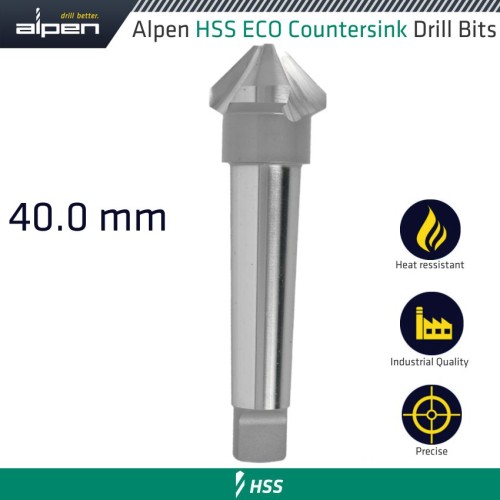 HSS-ECO COUNTERSINK 90°. Ø40.0  DIN 335. SHAPE D. CONICAL