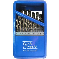 DRILL BIT SET 25PCS 1-13MM X 0.5 MM TURBO POINT