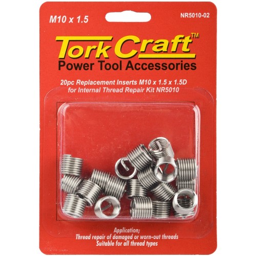 THREAD REPAIR KIT M10 X 1.5 X 1.5D REPL. INSERTS FOR NR5010