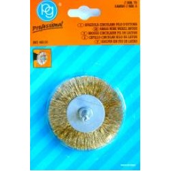 75MM BRASS WIRE WHEEL BRUSH