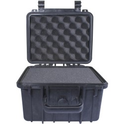 HARD CASE 270X245X185MM OD WITH FOAM BLACK WATER & DUST PROOF (231815)