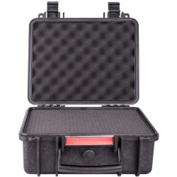 HARD CASE 350X315X165MM OD WITH FOAM BLACK WATER & DUST PROOF (312413)