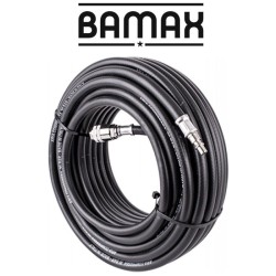 RUBBER AIR HOSE 8MMX20M W.QUICK COUPLER BX15813R20