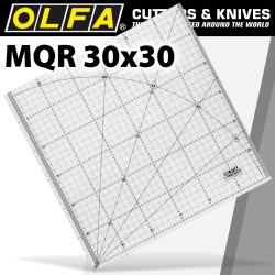 METRIC QUILT RULER 30CM X 30CM - METRIC GRID