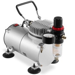 COMPRESSOR FOR AIRBRUSH 1 CYL. W/REG & FILTER