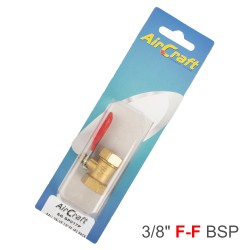 BALL VALVE 3/8" FF 1PC PACK