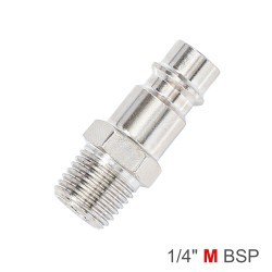 CONNECTOR GERMAN 1/4" MALE BULK