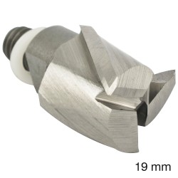 CUTTER 19MM /LOCK MORTICER FOR ALUMINIUM NEW SCREW TYPE