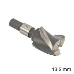 CUTTER 13.2MM /LOCK MORTICER FOR WOOD SCREW TYPE