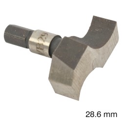 CUTTER 28.6MM /LOCK MORTICER FOR WOOD SNAP ON