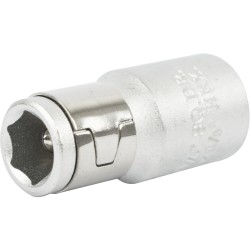 SOCKET ADAPTOR COUPLER 1/4"F SQ X  1/4"F HEX BULK