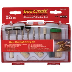 CLEANING & POLISHING SET 22 PCE MINI