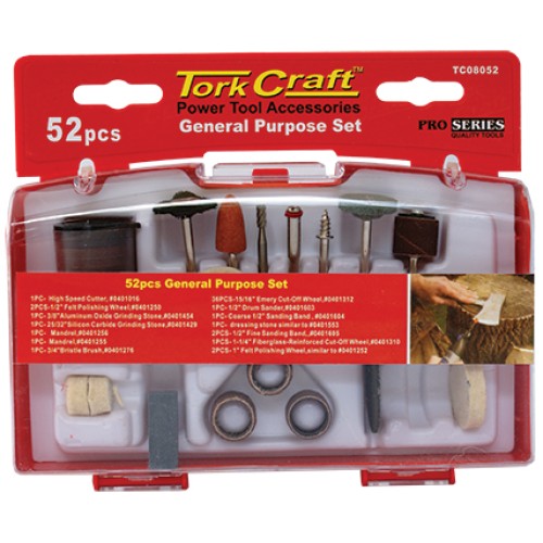 MINI ROTARY GENERAL PURPOSE SET 52 PCE