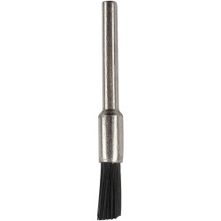 MINI NYLON BRISTLE BRUSH 3.2MM END 3.2MM SHANK