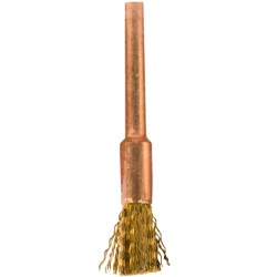 MINI BRASS BRUSH 3.2MM END 3.2MM SHANK