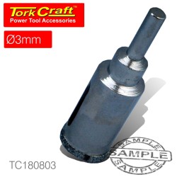 DIAMOND CORE BIT 3MM FOR TILES