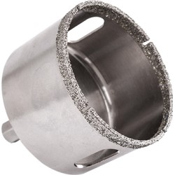 DIAMOND CORE BIT 76MM FOR TILES HEX SHANK