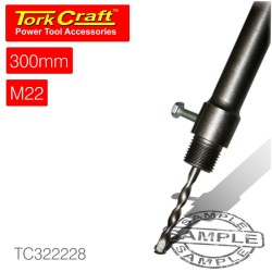 ADAPTOR SDS PLUS 300MM X M22 FOR TCT CORE BITS