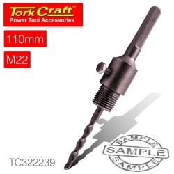 ADAPTOR HEX 110MMXM22 FOR TCT CORE BITS