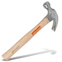 HAMMER CLAW 570G (20OZ) WOODEN HANDLE 280MM & FULL POL HEAD