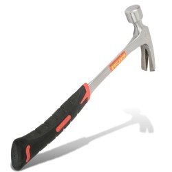 HAMMER CLAW 570G (20OZ) ALL STEEL WITH ERGONOMIC GRIP & FULL POL HEAD