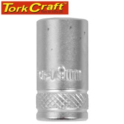 SOCKET 9MM 1/4" DRIVE CRV 12 POINT