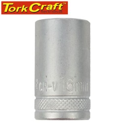 SOCKET 16MM X 21.8MM 1/2" DRIVE CRV 12 POINT