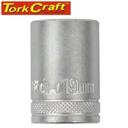 SOCKET 19MM X 25.8MM 1/2" DRIVE CRV 12 POINT