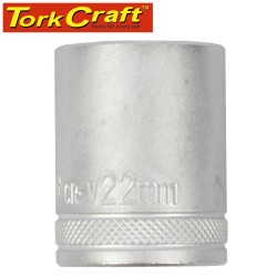 SOCKET 22MM X 29.8MM 1/2" DRIVE CRV 12 POINT