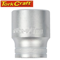 SOCKET 27MM X 35.8MM 1/2" DRIVE CRV 12 POINT