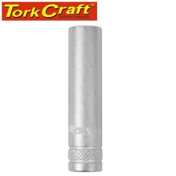 SOCKET 8MM 1/4" DR DEEP SOCKET CRV 12 POINT