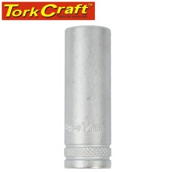 SOCKET 12MM 1/4" DR DEEP SOCKET CRV 12 POINT