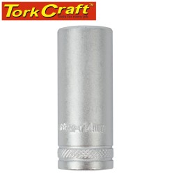 SOCKET 14MM 1/4" DR DEEP SOCKET CRV 12 POINT