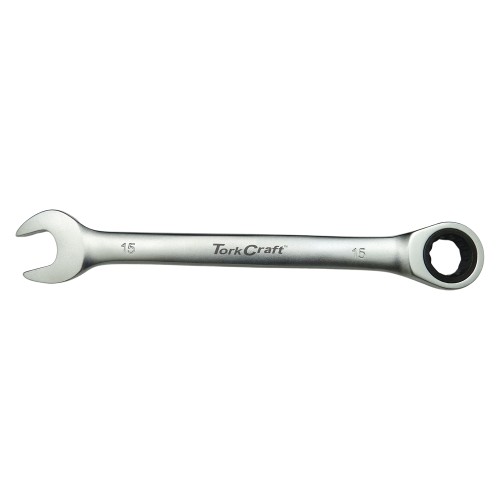 COMBINATION RATCHET WRENCH 15MM FIXED HEAD