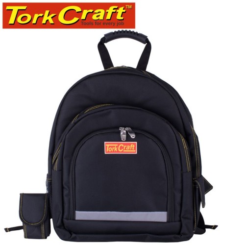 TOOL & LAPTOP BACKPACK BLACK RUBBER FEET 46 X 20 X 45CM TORK CRAFT