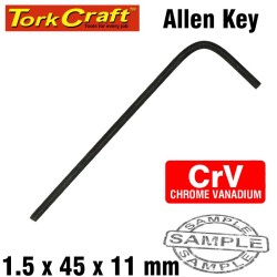 ALLEN KEY CRV BLACK FINISHED 1.5 X 45 X 11MM