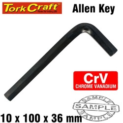 ALLEN KEY CRV BLACK FINISH 10 X 100 X 36MM